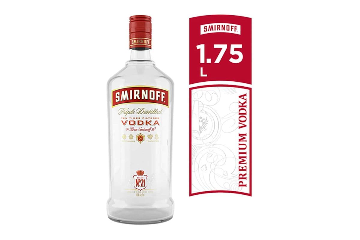 ★ Smirnoff Vodka (1.75 L) | SAVINGS EVERYDAY — THE WORLD'S #1 VODKA | (1 x 1.75L)
