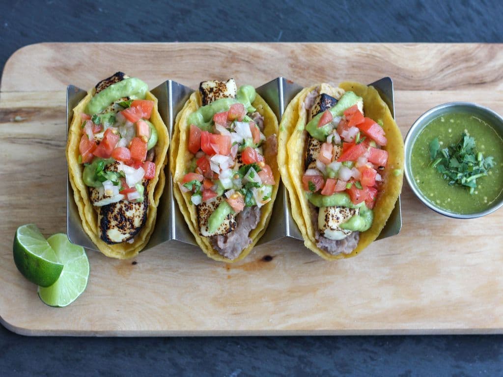 Three Panela Tacos (Vegetarian)