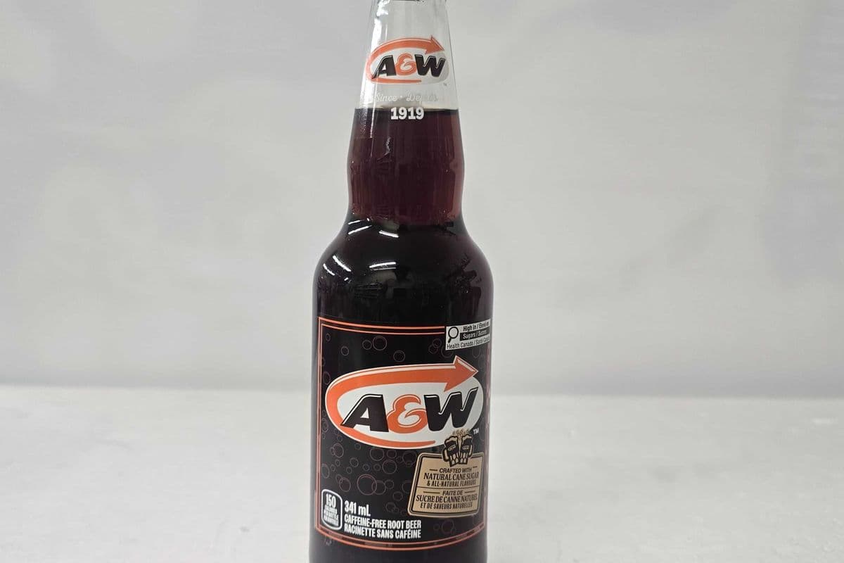 A and W caffeine free root beer 341ml (341ml)