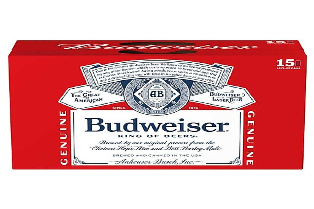 Budweiser (15 Cans) (1 x 355 ml)