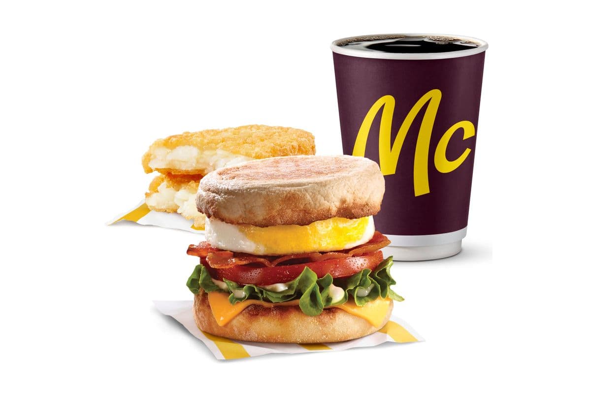Egg BLT McMuffin Extra Value Meal [710-730 Cals]
