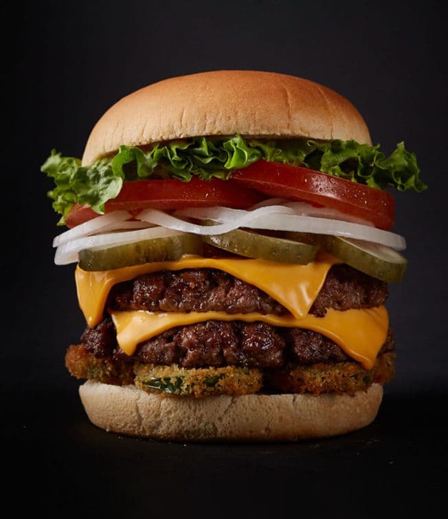 BURGER ONLY HOLY SMOKES - CALS 890