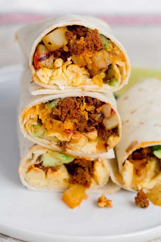 Chorizo Breakfast Burrito