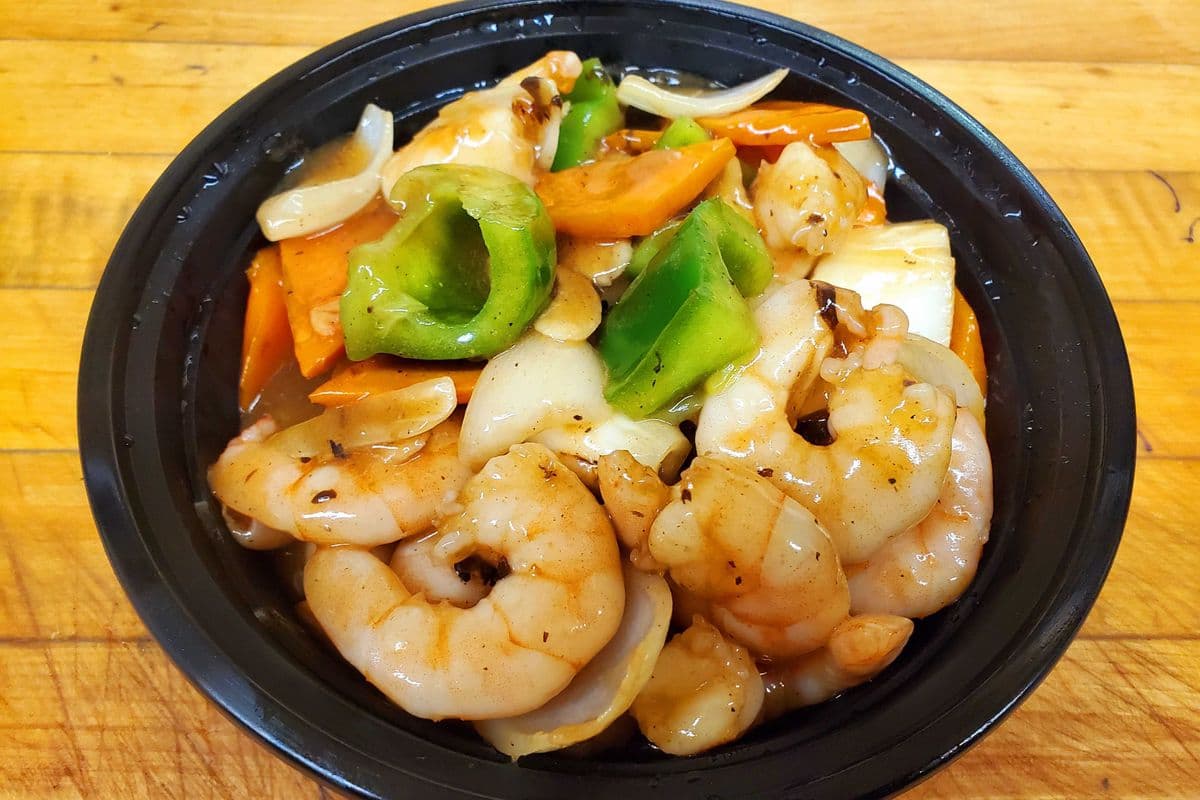 92. Shrimp in Black Bean Garlic Sauce