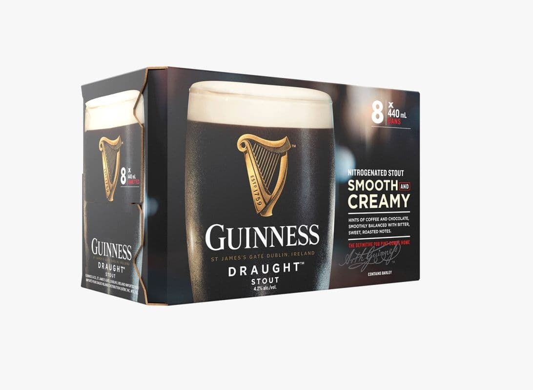 Guinness Draught (8 Cans) (8 x 440ml cans)