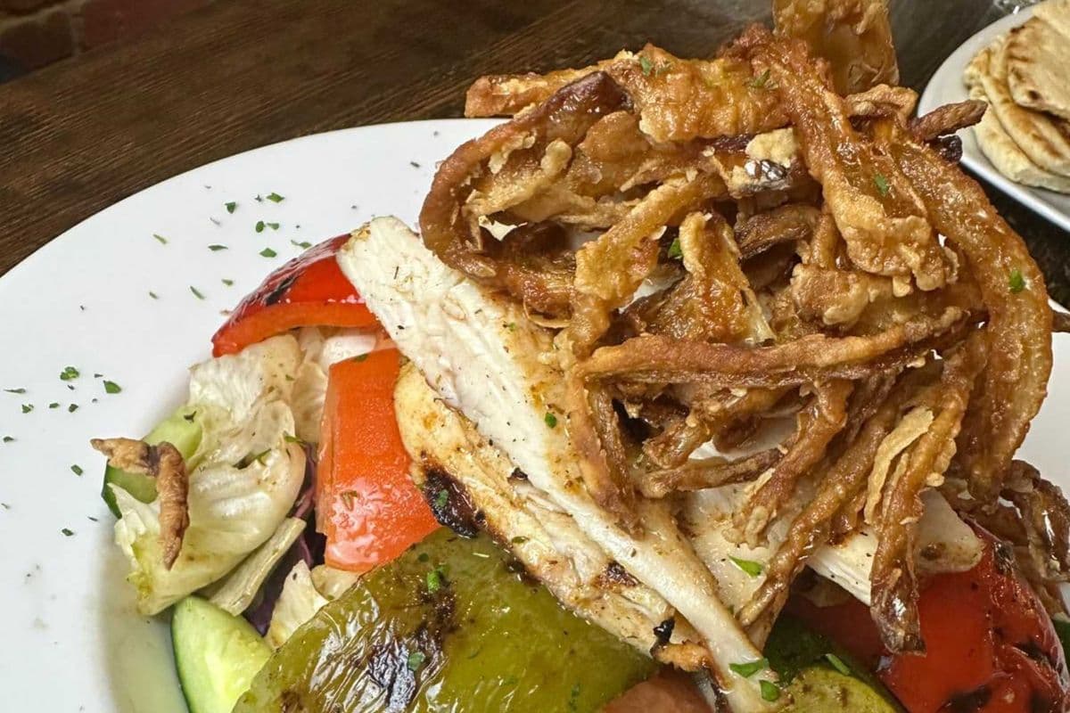 Mediterranean Grilled Vegetable Chicken Salad