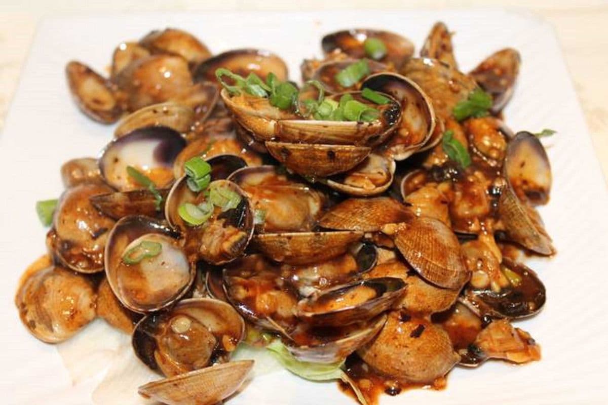 豉汁炒蚬Fried Clam with Black Bean sauce