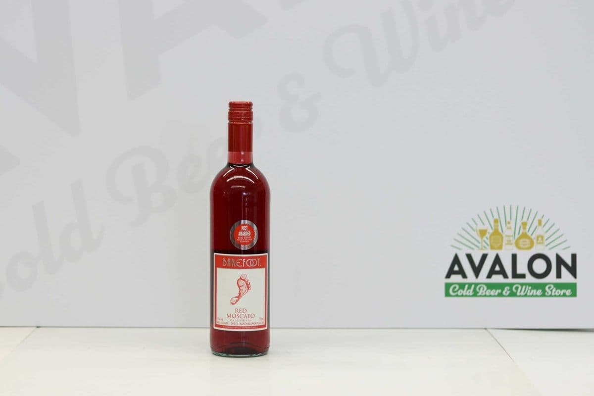 Barefoot Red Moscato 750ml Bottle (1 x 750ml)