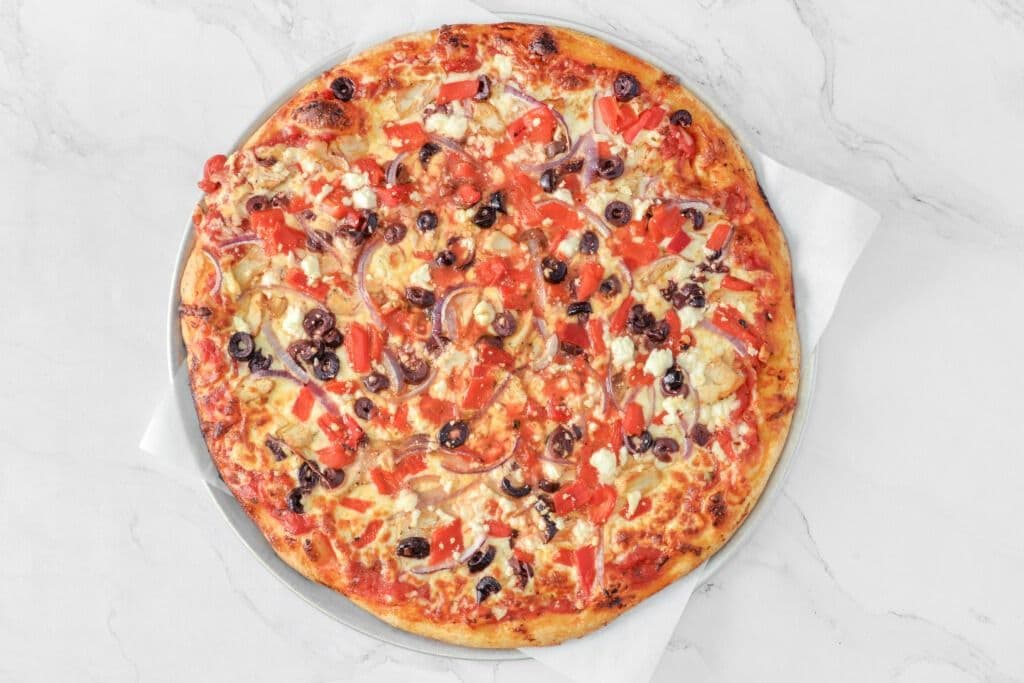 Greek Chicken Pizza