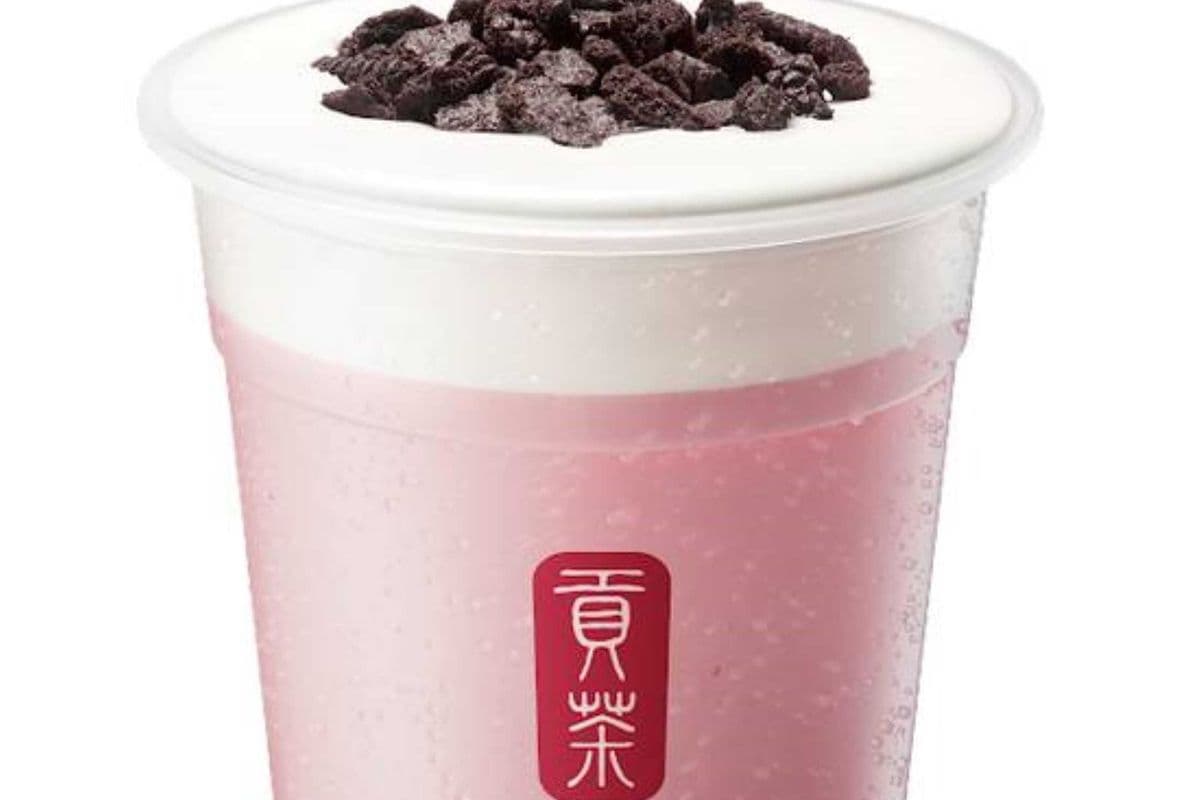 Oreo Milk Foam Strawberry Milk Tea