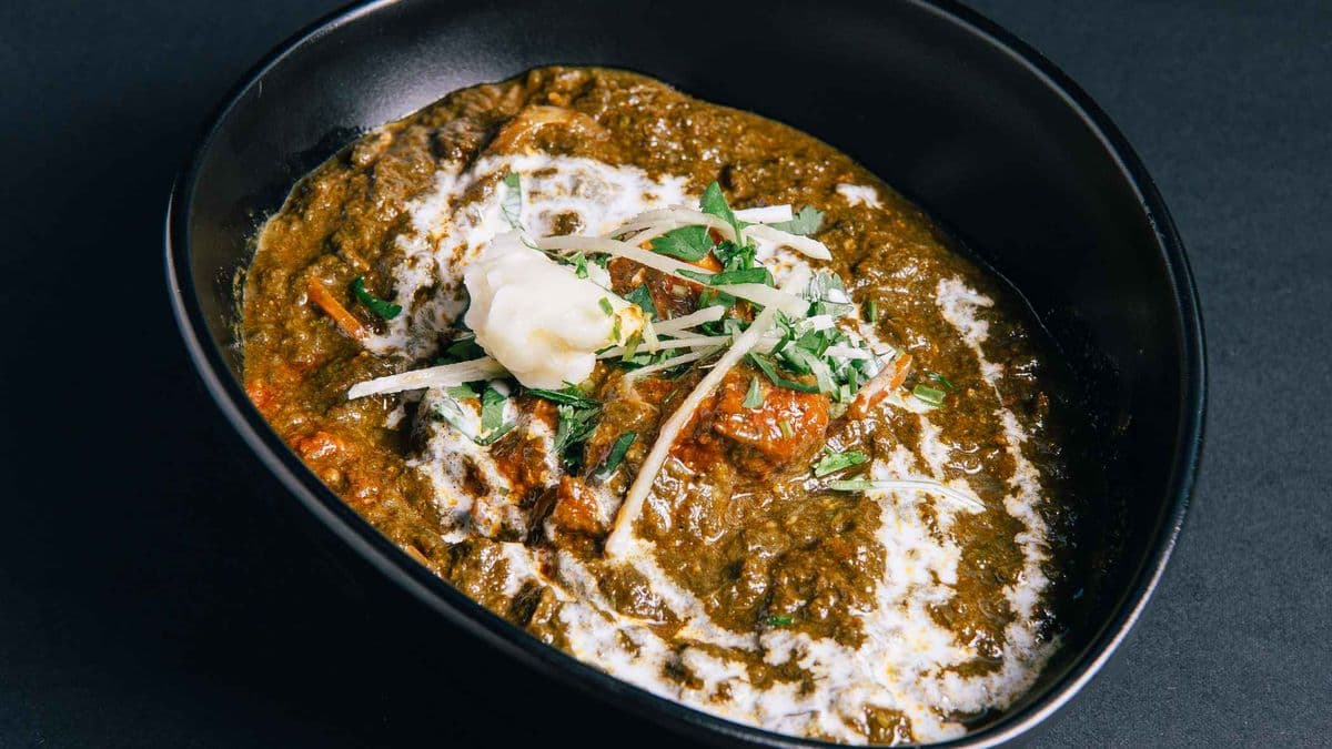 Palak Lamb curry 