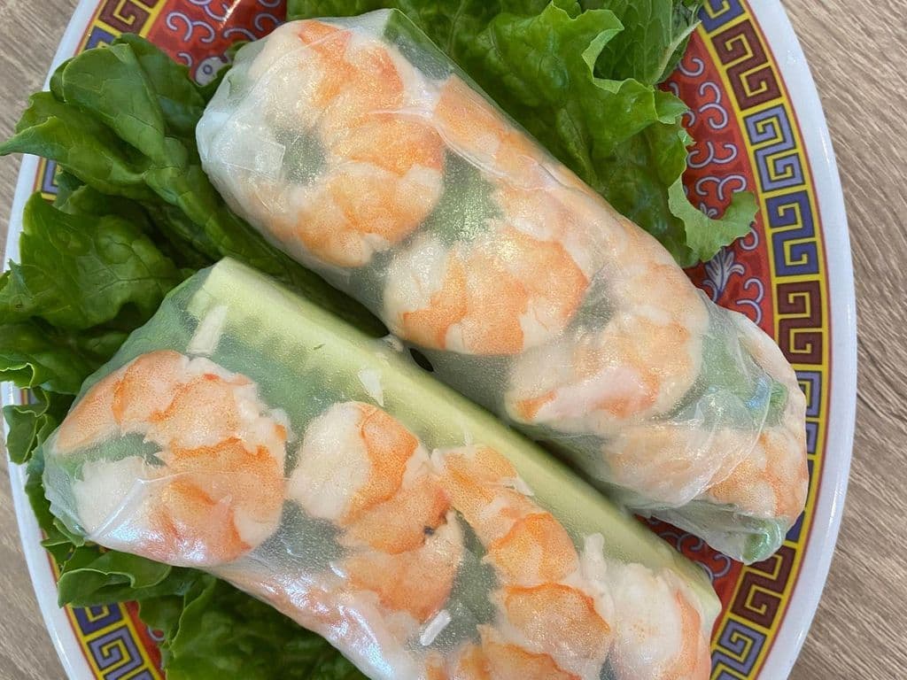 Fresh Shrimp Rolls (Gỏi Cuốn) 2 pcs