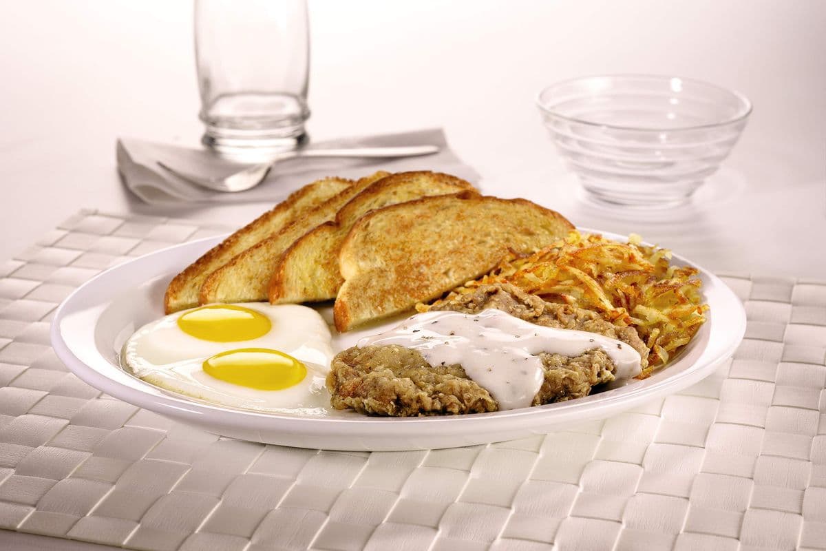 Country-Fried Steak and Eggs