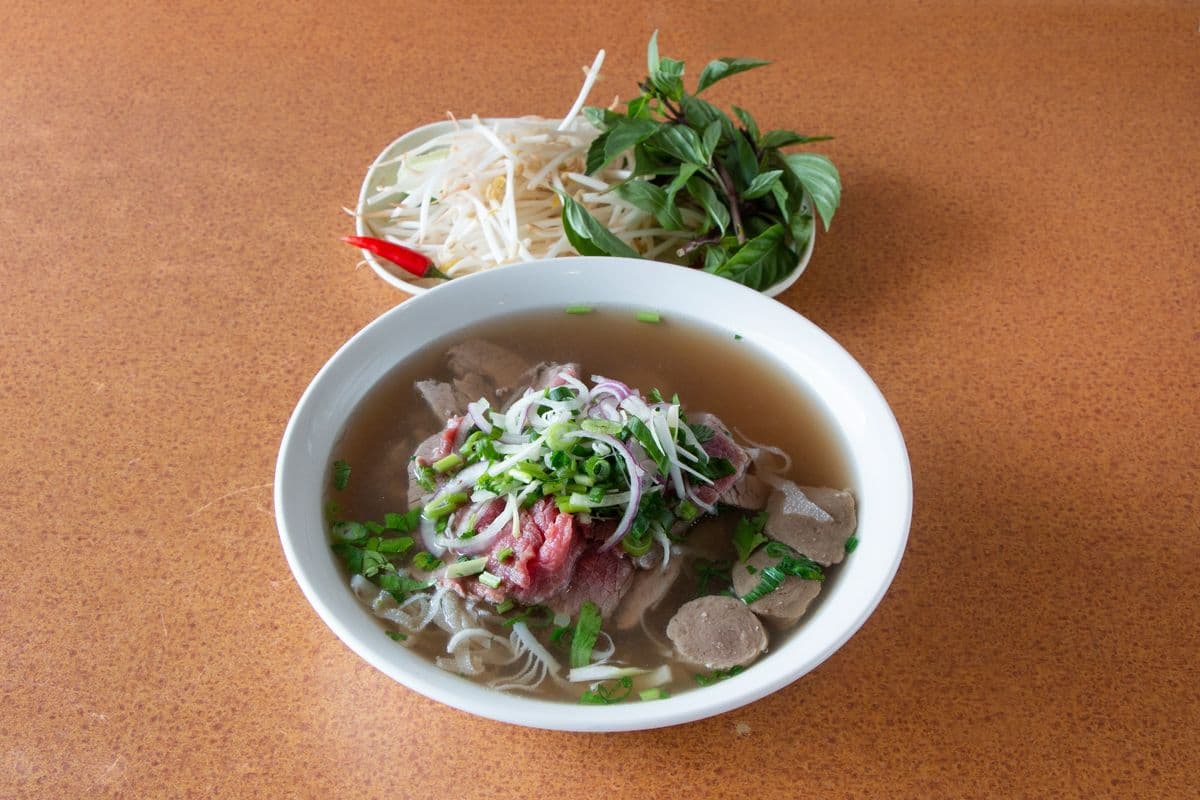 P42. House Special Rice Noodle Soup - Pho Dac Biet