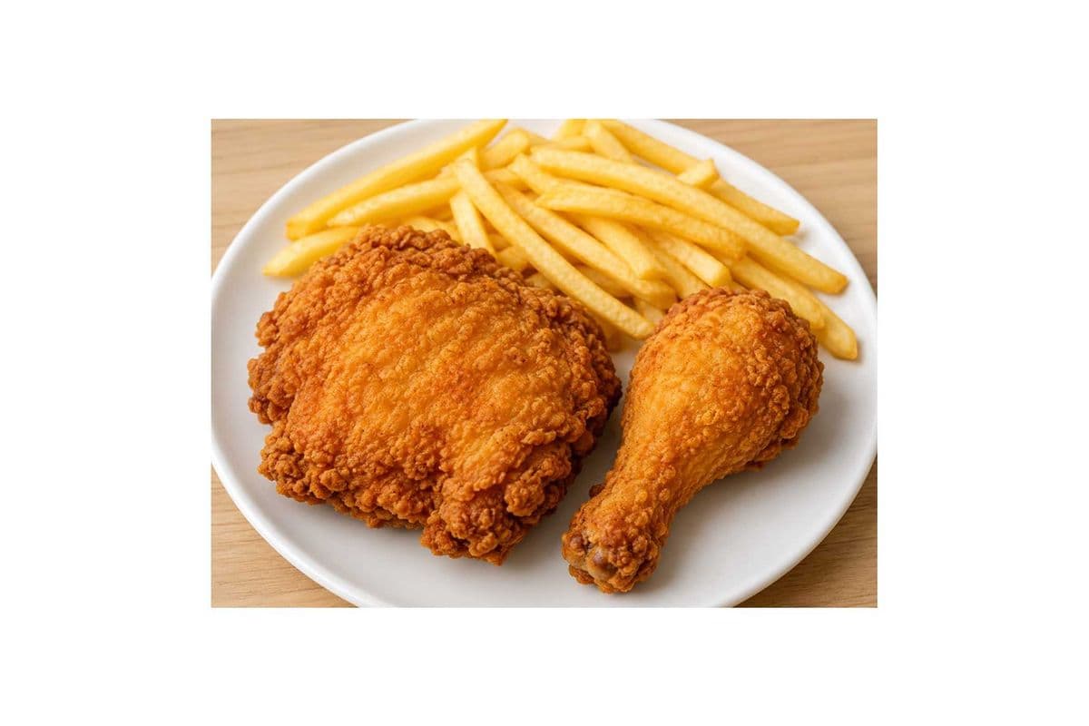 Fry Chicken (2pcs) with French Fries