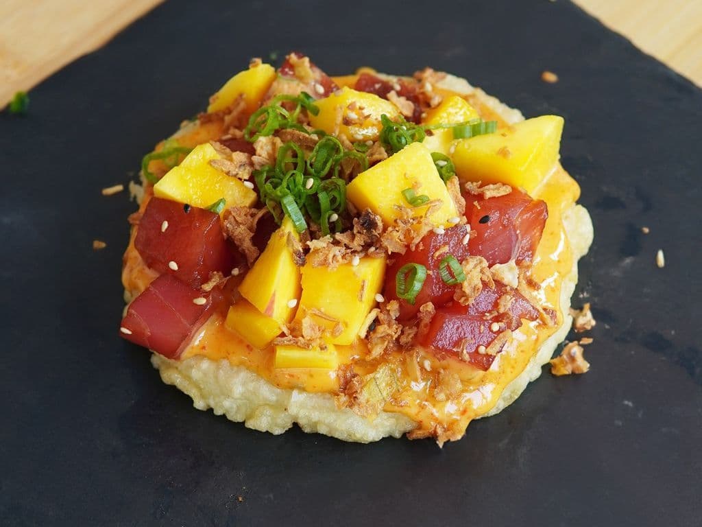 Tuna Mango Pizza