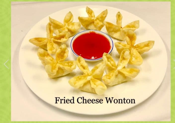 8. Fried Cheese Wonton (Crab Rangoon) (8 pcs)