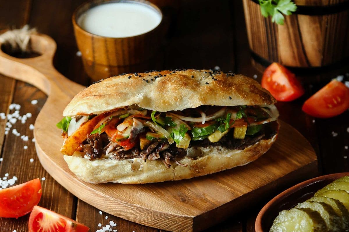 1. Beef Doner Bread (Large)