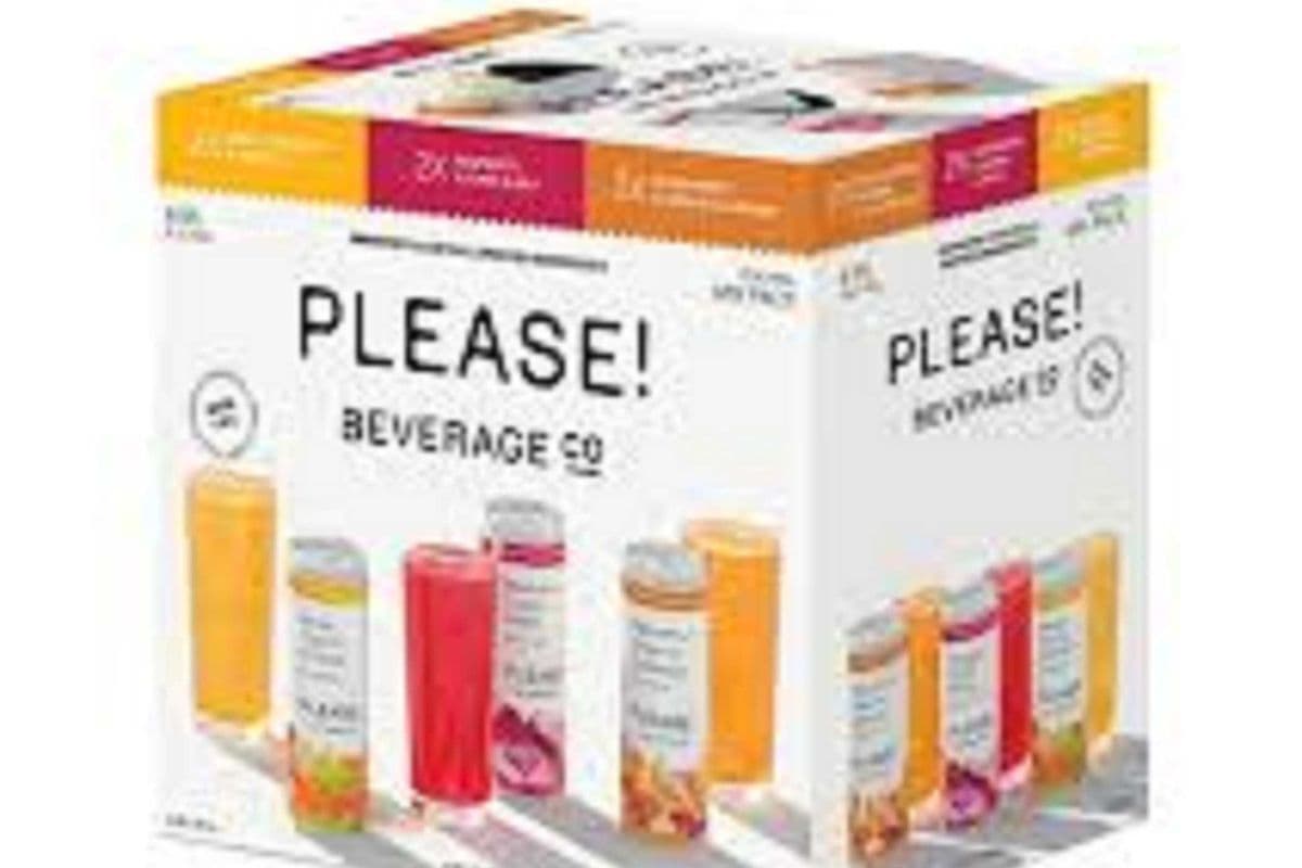 Please Beverage Cocktail Mixer (6 x 355 ML)