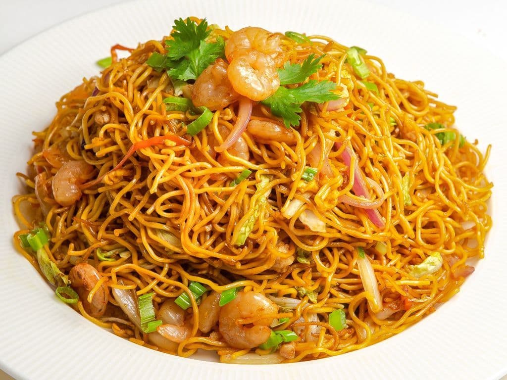 Shrimp Chow Mein虾仁炒面