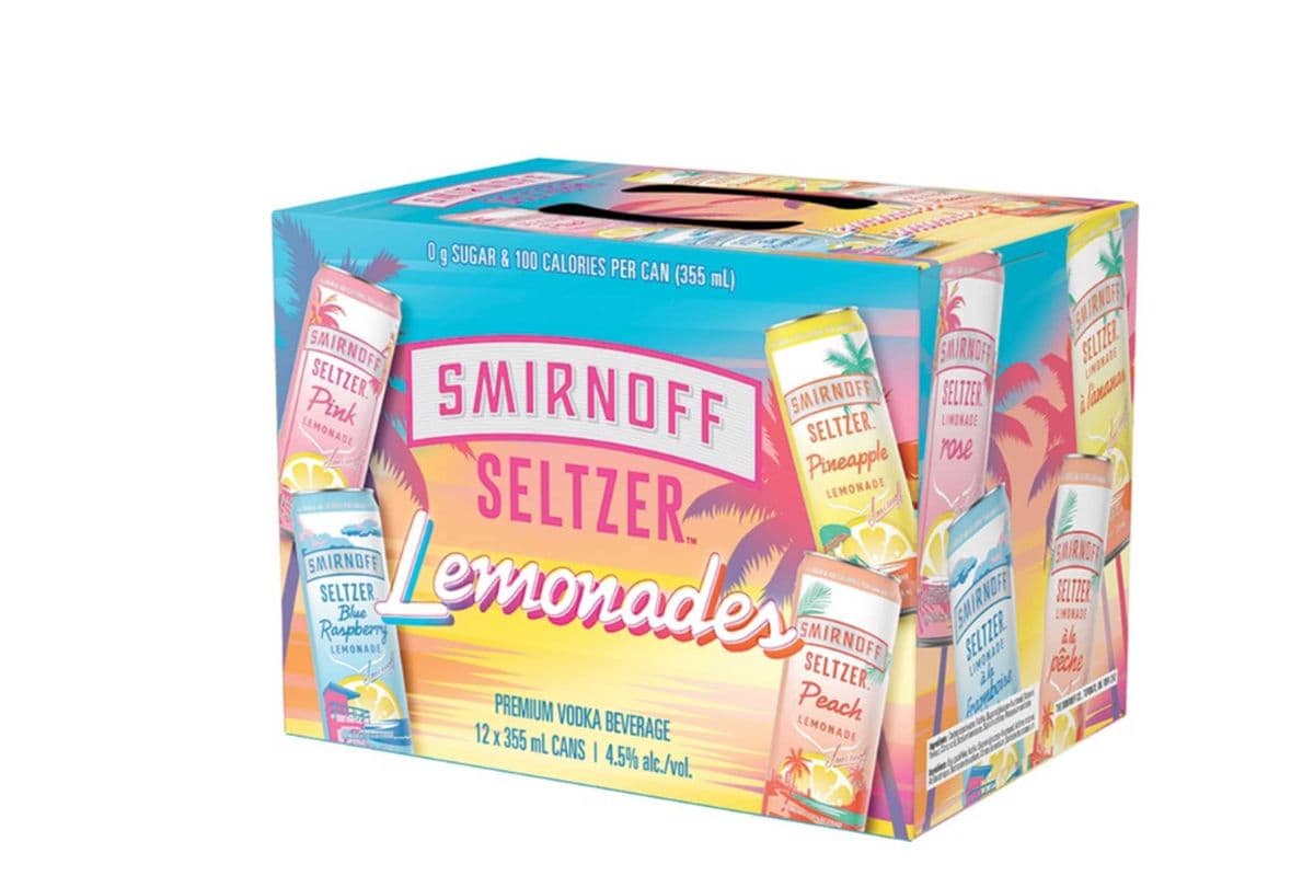 12PK Smirnoff Lemonade Seltzer (1 x 12PKx355ml)