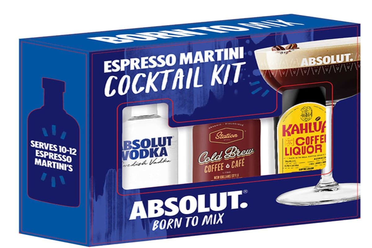 ABSOLUT X KAHLUA MARTINE-750ML (1 x 750 ML )