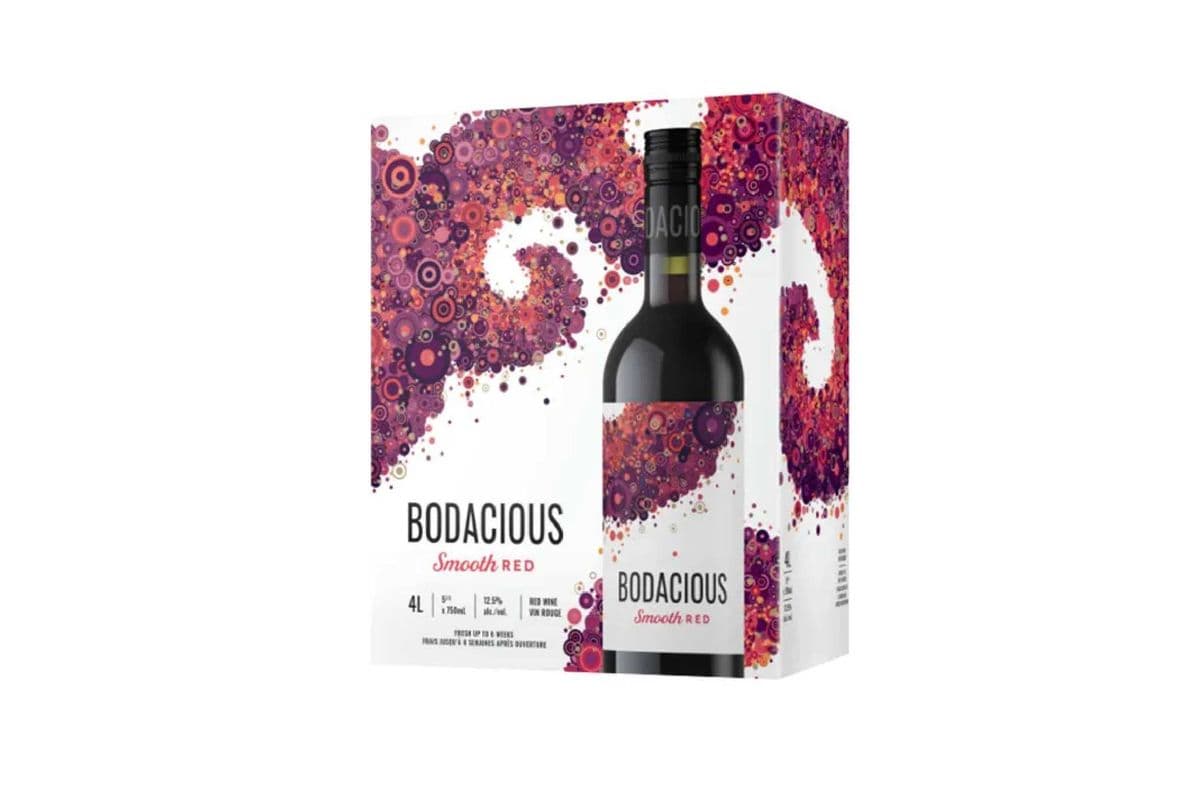 Bodacious Smooth Red 4L Box (1 x 4 L Box)