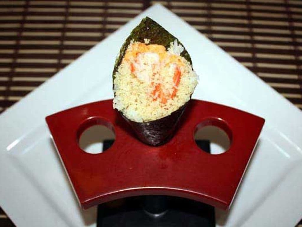 Spicy Crab Meat Crispy Hand Roll (1pc)
