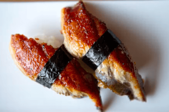 BBQ Eel (Unagi) Sashimi (3 pcs)