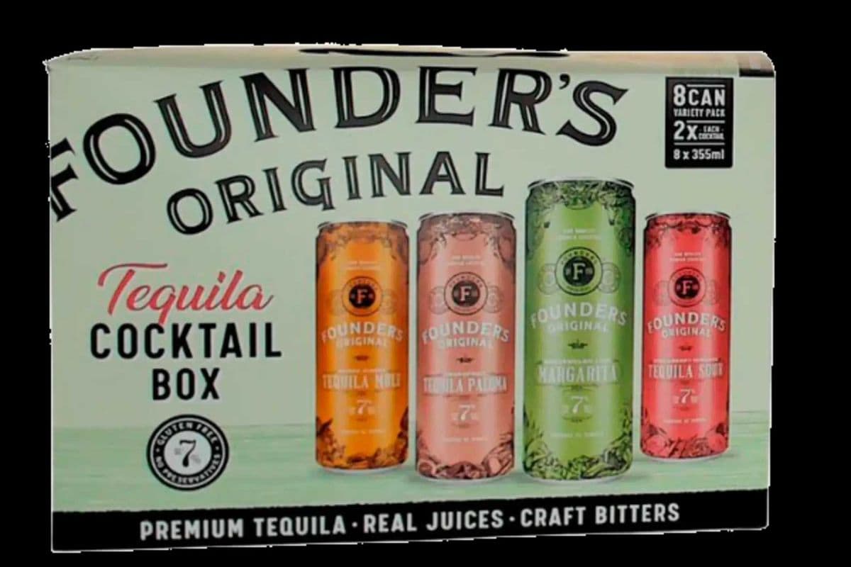 FOUNDER'S ORIGINAL TEQUILA COCKTAIL BOX 8pk (8 x 355ml)