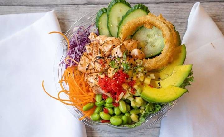 Poké Saumon Flambé / Salmon Flambé Poke