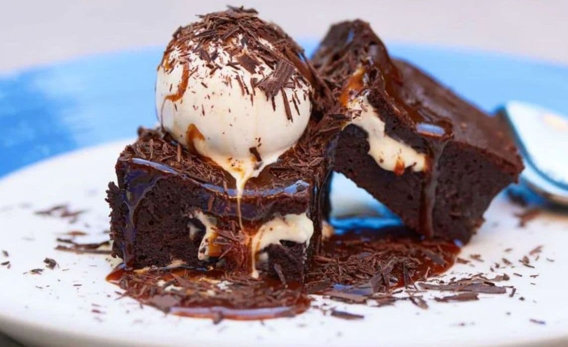 Smores Brownie Ala Mode 
