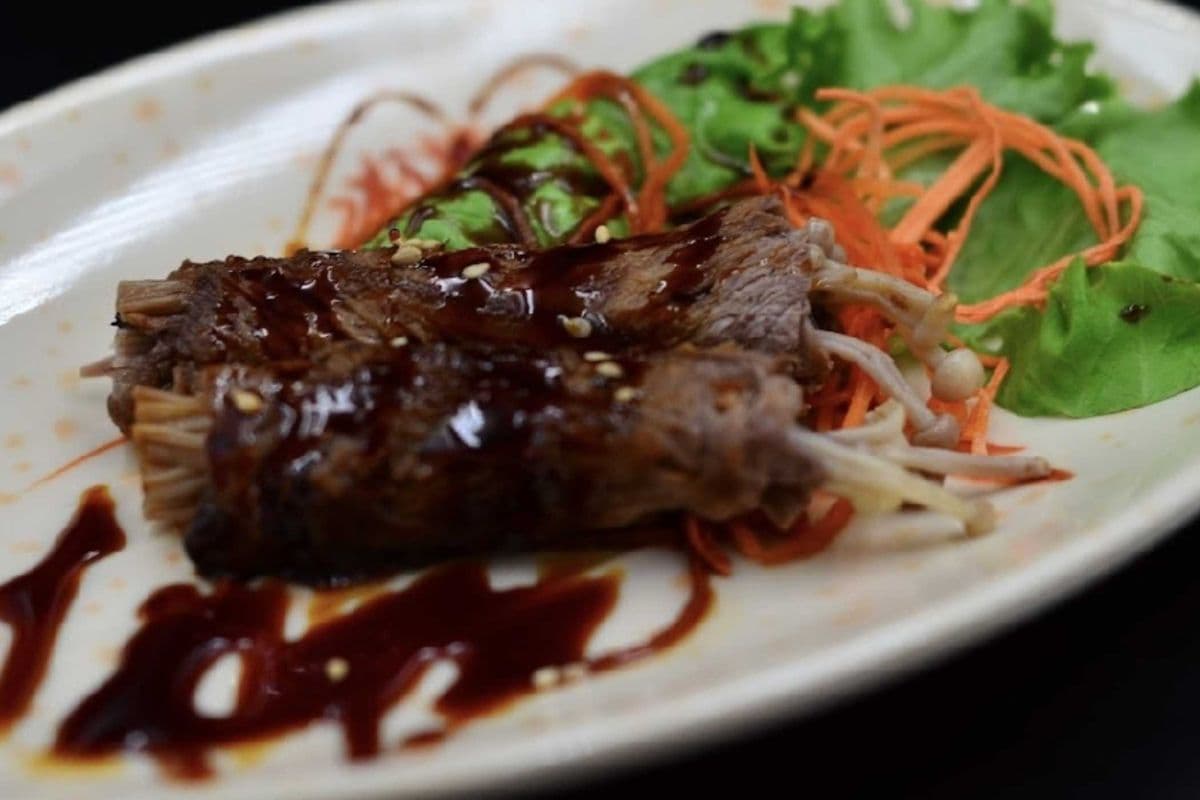 Baby Mushroom Beef Roll (6 pcs)