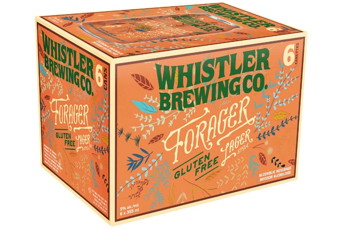 Whistler Forager Gluten Free Lager (6 x 355ml)
