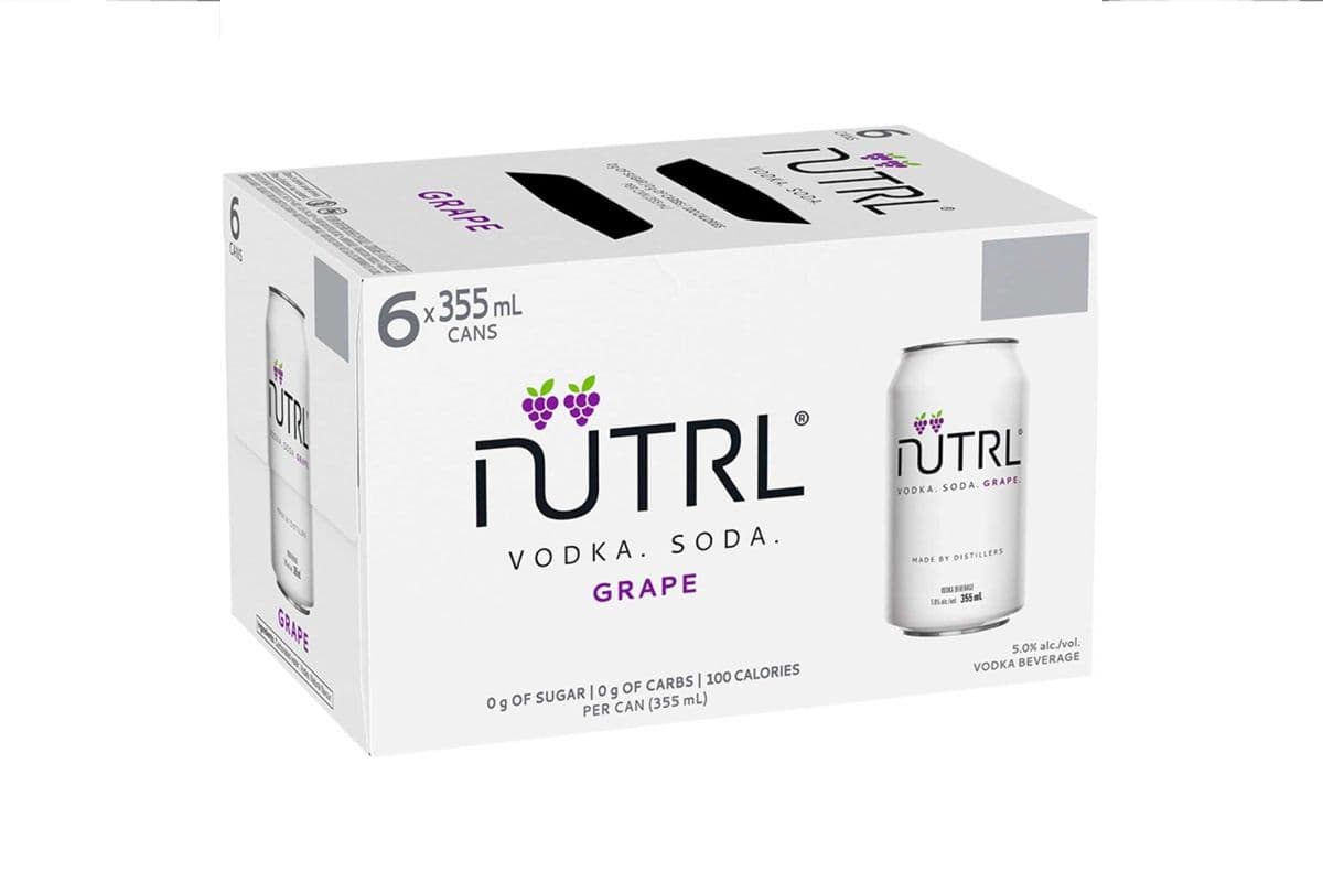 Nutrl Soda Grape (6 x 355 ml)