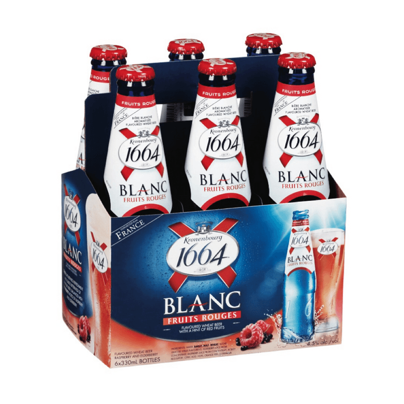 Kronenbourg 1664 Fruit Rouge 6 bottle (6 x 330 ml Bottle)