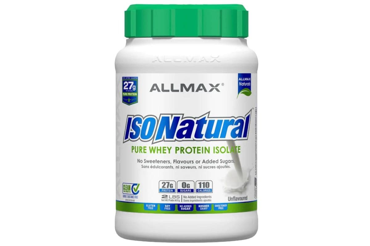 Allmax Nutrition Isonatural Unflavoured Protein Powder (2 lb)