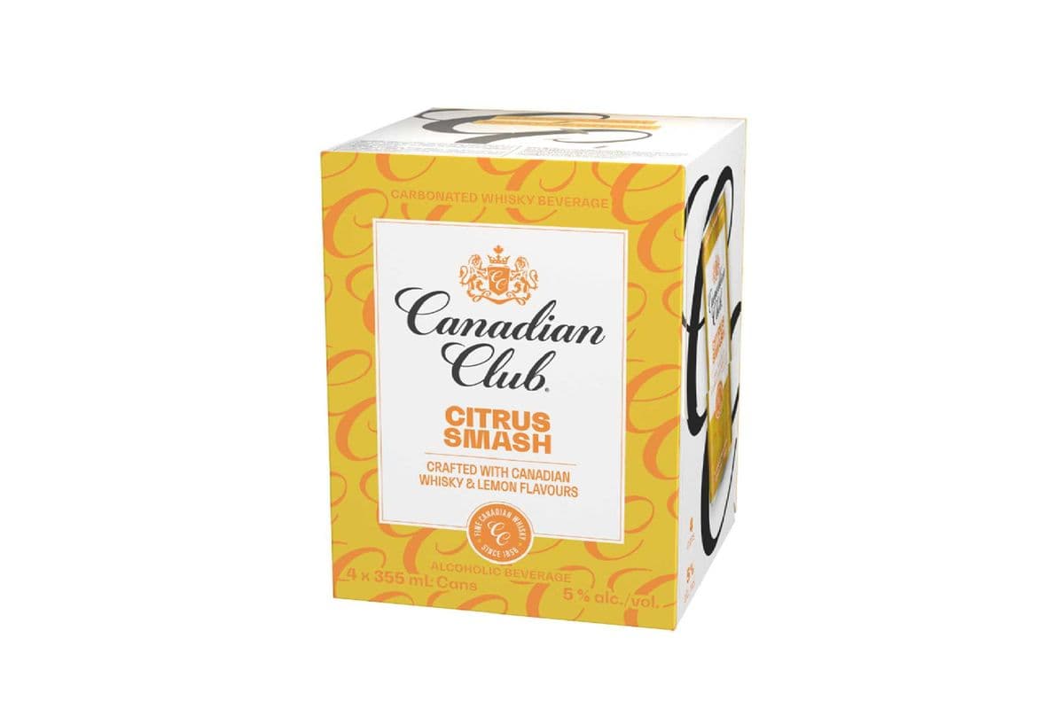 122109 - CANADIAN CLUB CITRUS SMASH (4 x 355ML)