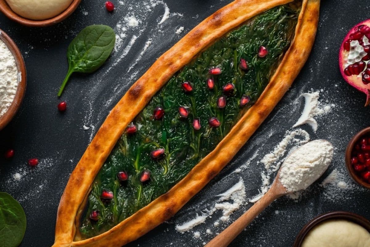 Spinach Pide