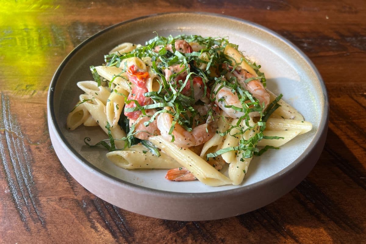 Shrimp and Salmon Pasta