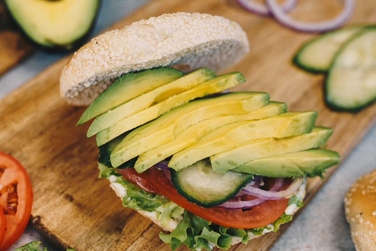 Avocado Veggie Sandwich