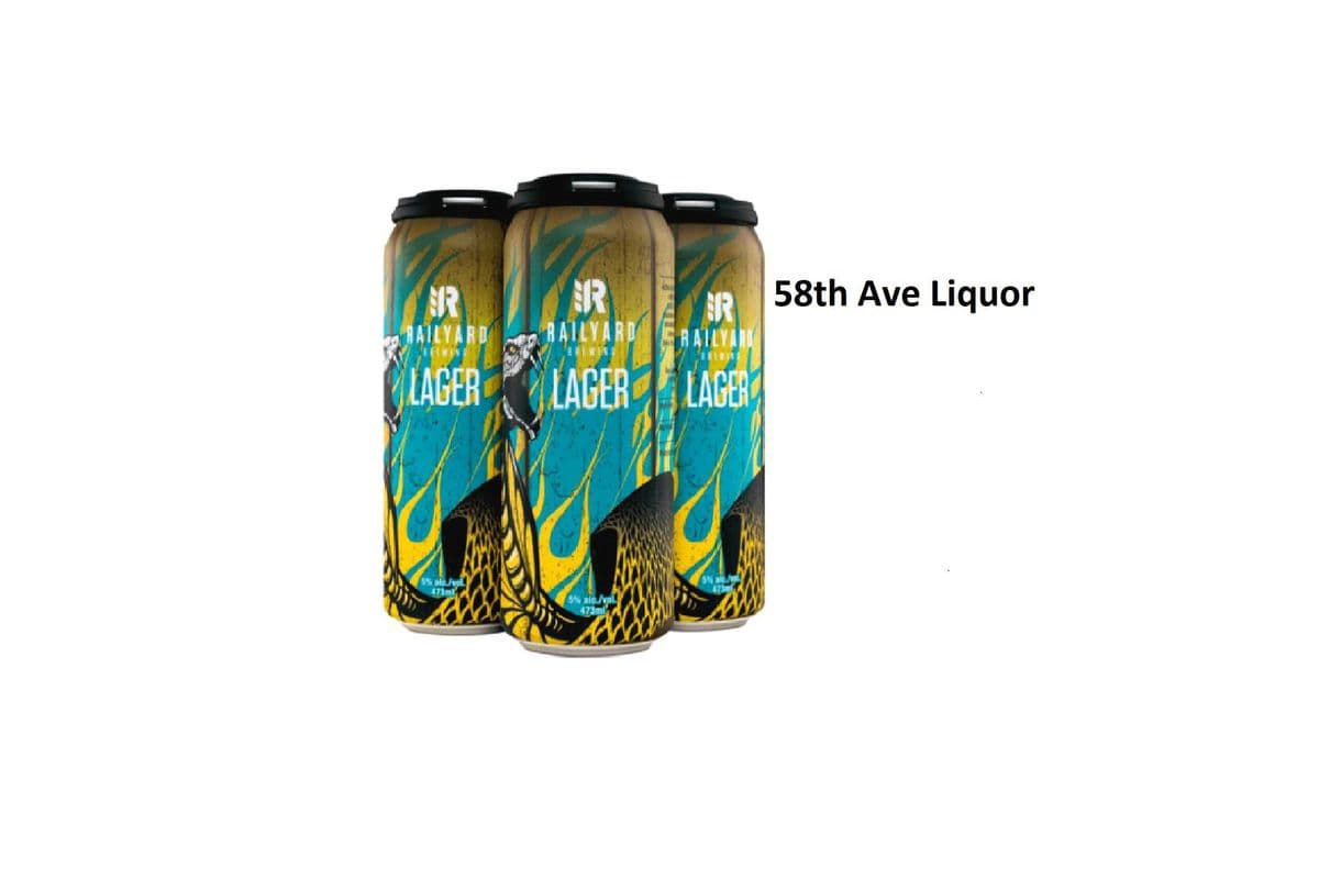 RAILYARD LAGER 4 CANS (1 x 4x473ML)