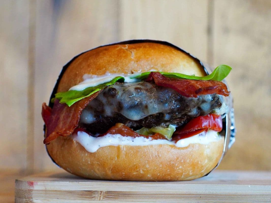 Bacon Double Ranch Drip Burger