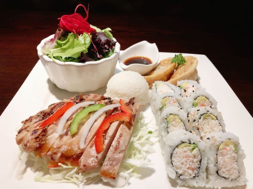 Chicken Teriyaki Dinner Plate