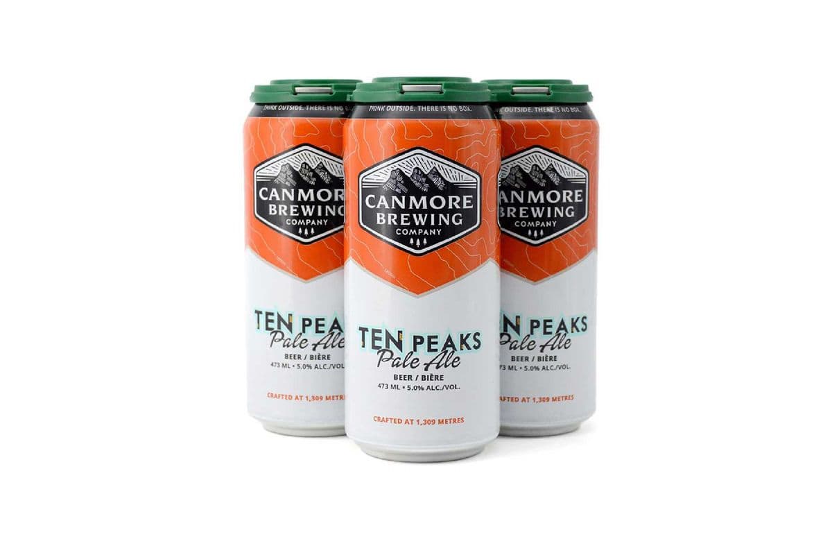 Canmore Brew Ten Peaks Pale Ale (4 x 473 ml Cans)