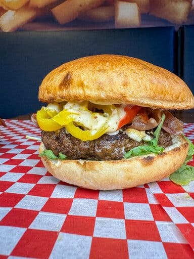 Just a peachy Burger