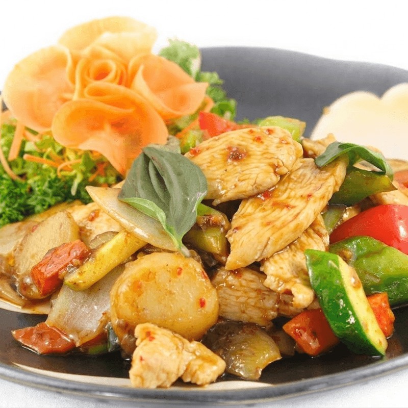 49. Poulet Thai au basilic / 49. Thai Chicken with Basil