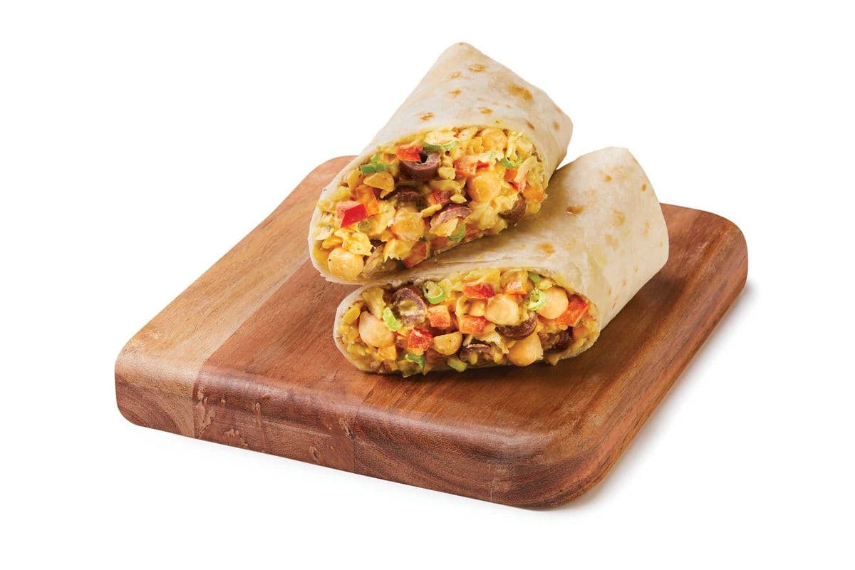 Smashed Chickpea Salad Wrap