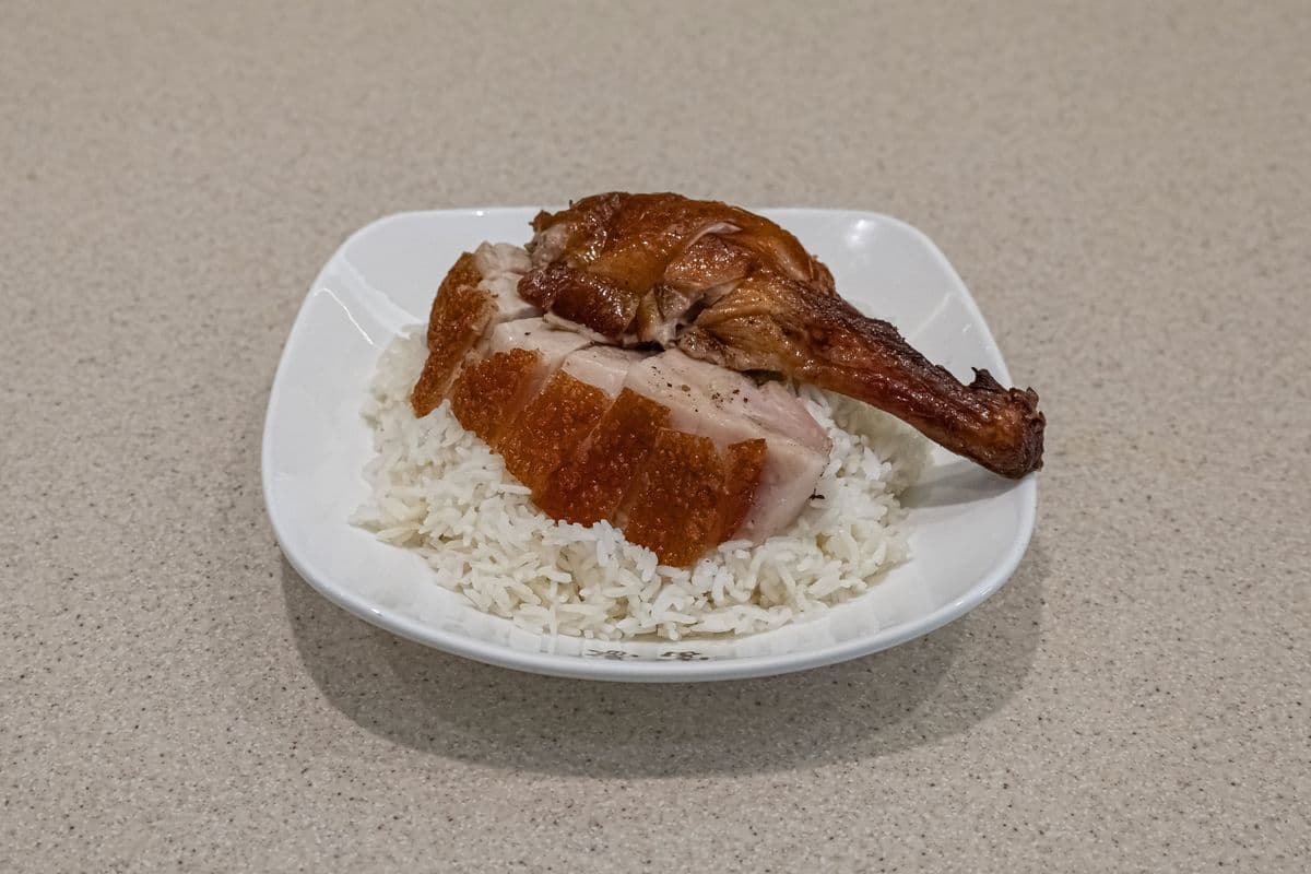 117. Rice with BBQ Pork 叉燒飯