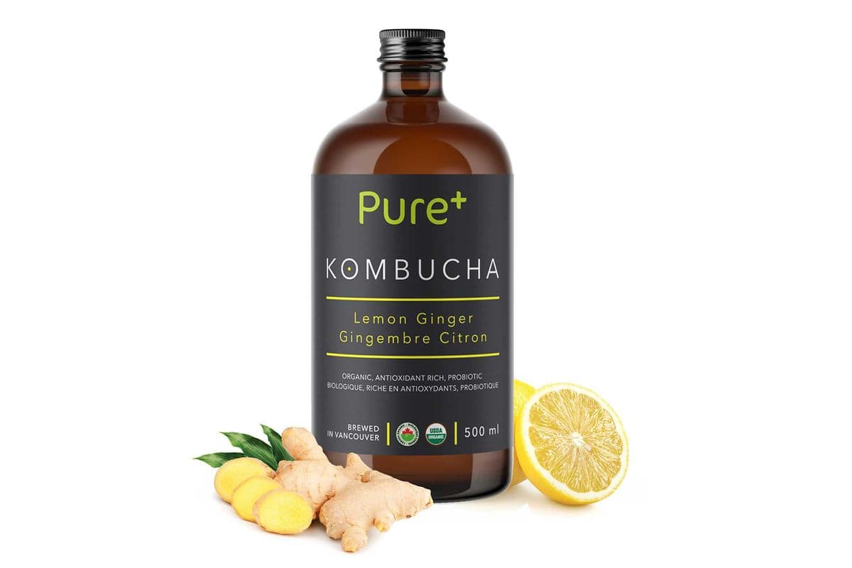 Lemon Ginger Kombucha (500 ml)